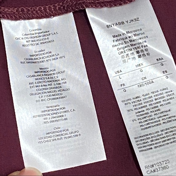 Armani Exchange Loose Fitted Midi V-Neck Dress NWT - Picture 14 of 16